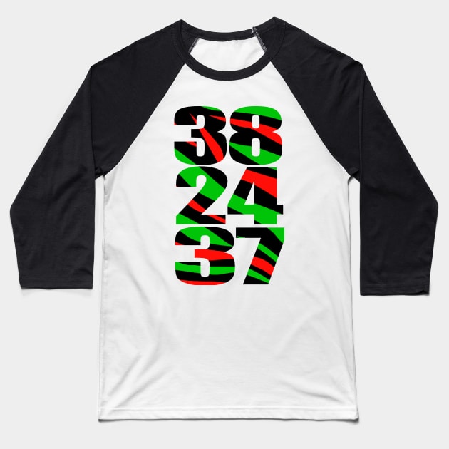 38,24,37 Baseball T-Shirt by StrictlyDesigns